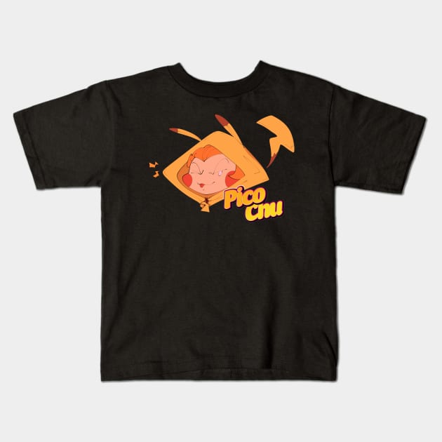 Pico chu Kids T-Shirt by LaSark